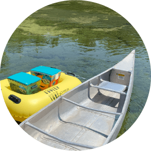 Riverside Canoes cooler raft