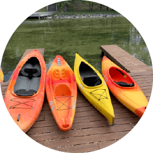 Riverside Canoes kayak options