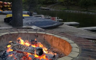 campfire at Riverside