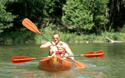 kayak trip for families